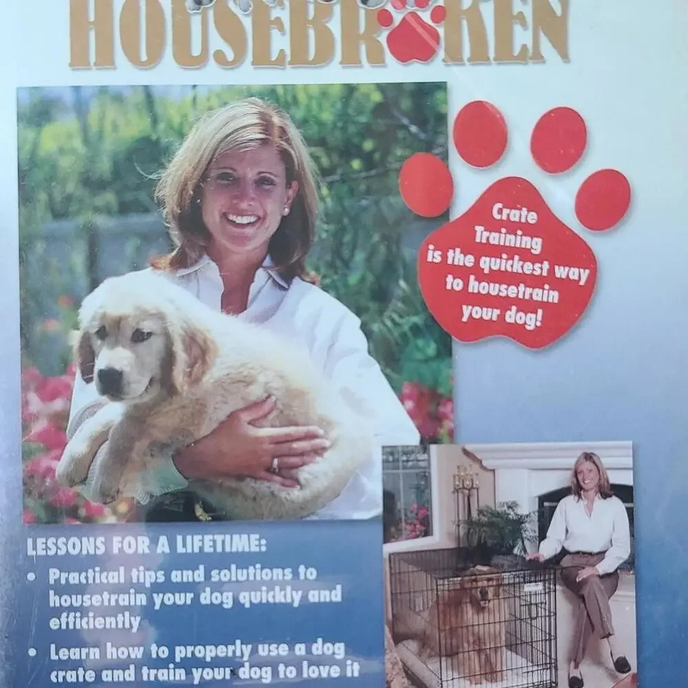 Pawsitively Housebroken Lessons (DVD) A Lifetime Dog Pet Crate Training